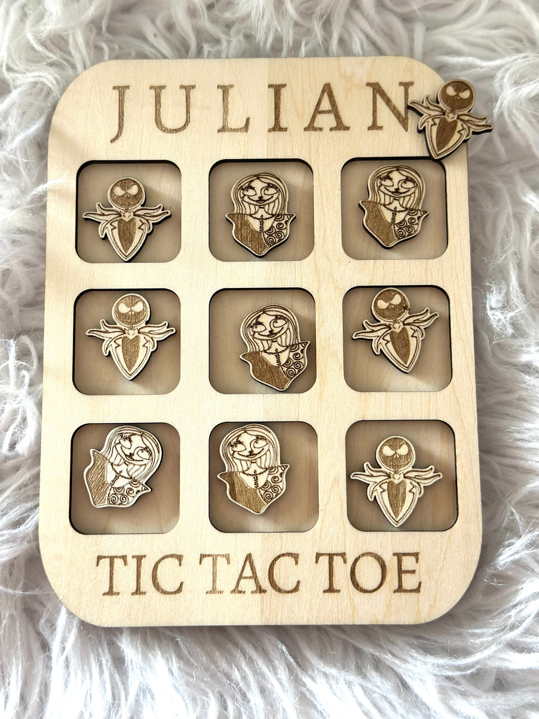 J & S Tic Tac Toe Board