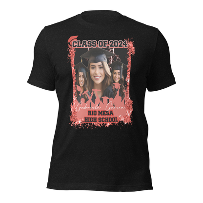 Graduation Black and Red Tee
