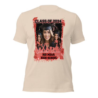 Graduation Black and Red Tee