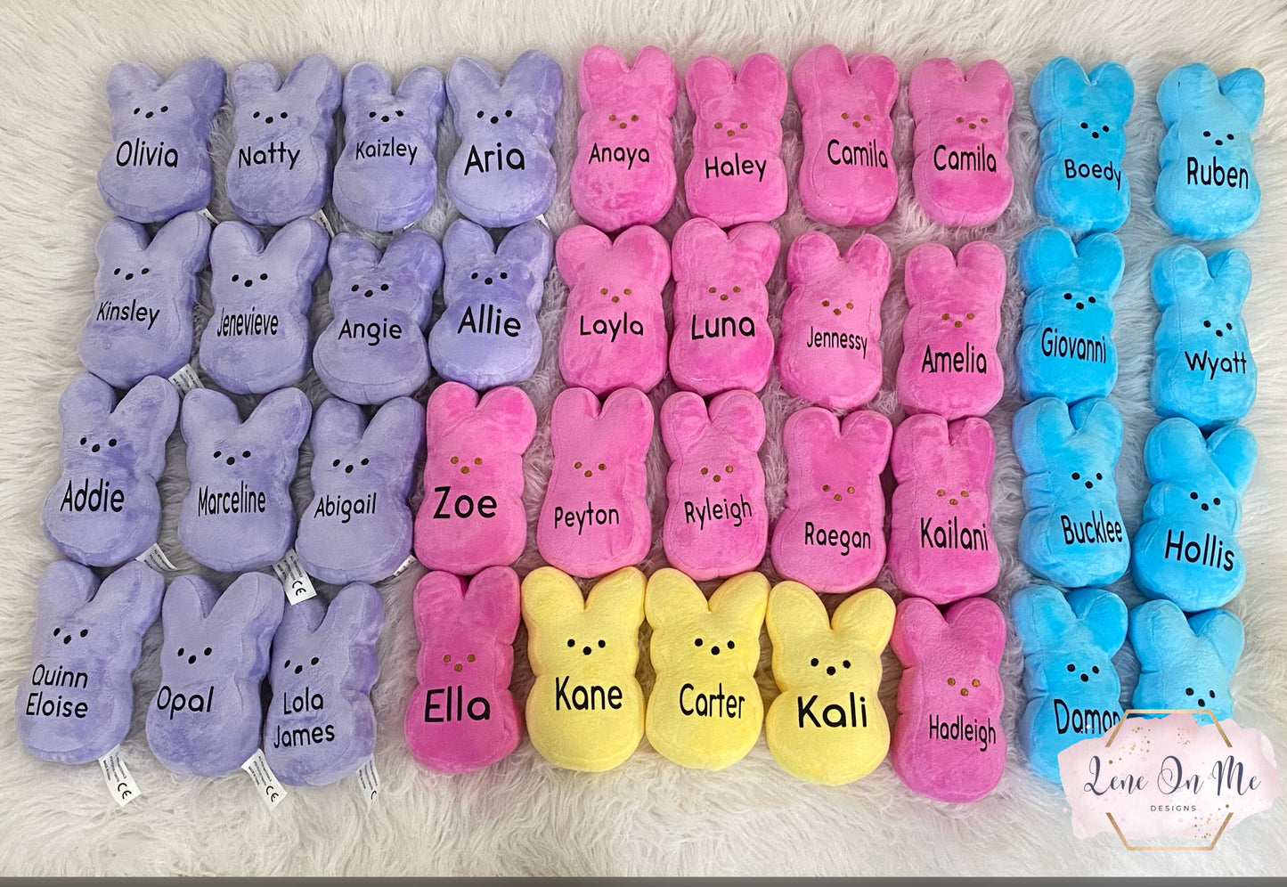 Personalized Easter Bunny Plush