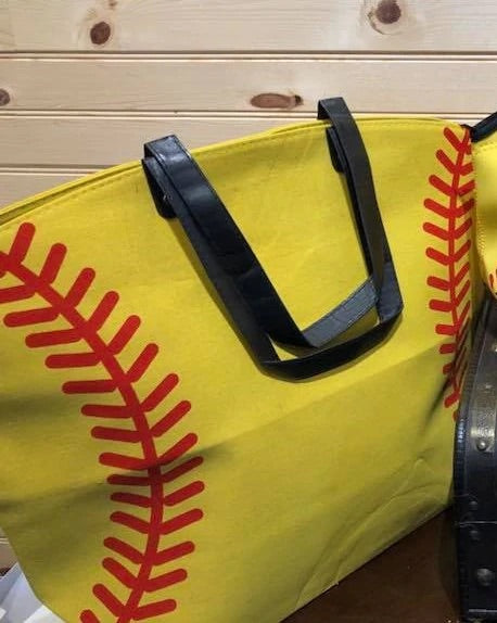 Softball Tote Bag W/Personalization